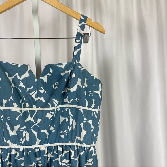 Madison Leigh Size 14 Floral Retro Square Neckline Dress Formal - Picture 12 of 12